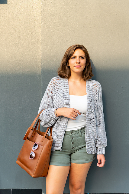 Crochet Everyday Cotton Cardigan