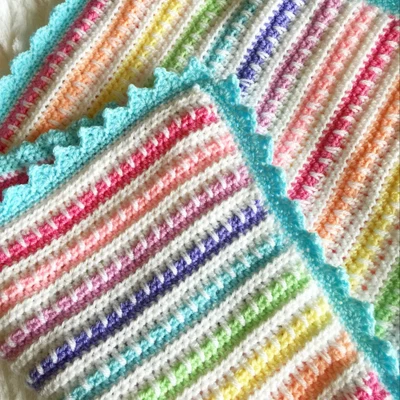 Crochet Pattern Ice Cream Crochet Blanket Pattern Baby Blanket Pattern