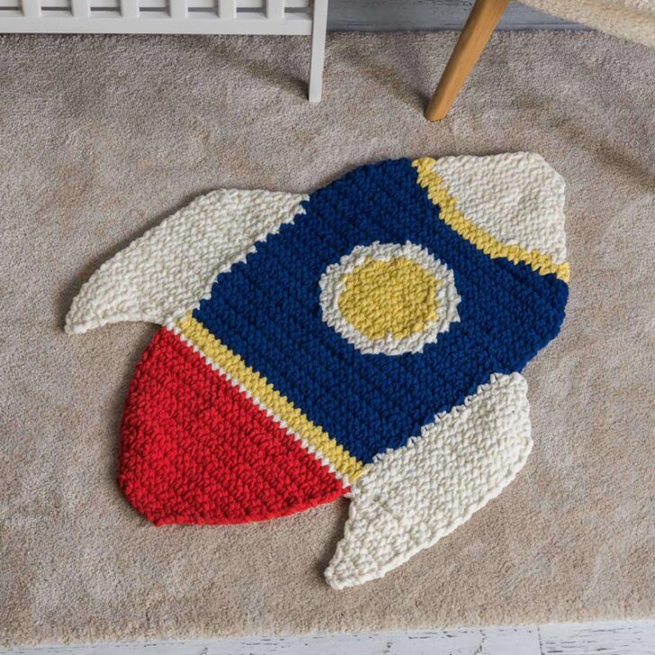 Crochet Rocket Rug