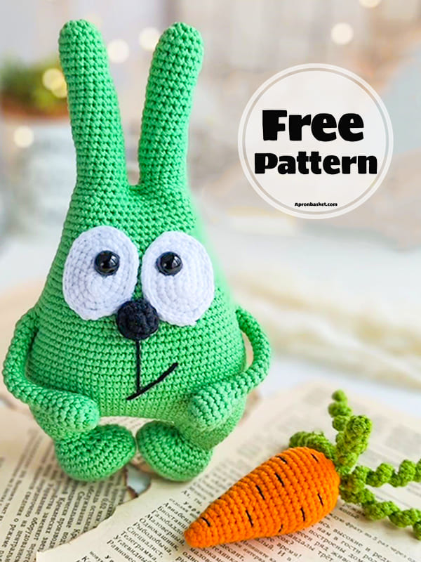 Free Crochet Bunny And Carrot Amigurumi Pdf Pattern