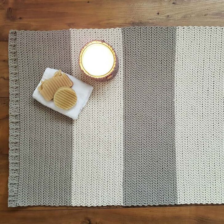 Herringbone Bath Mat