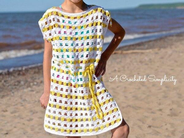 Sunny Days Crochet Beach Cover-Up