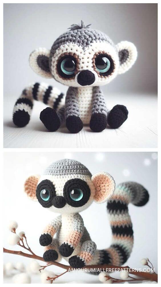 Amigurumi Lemur