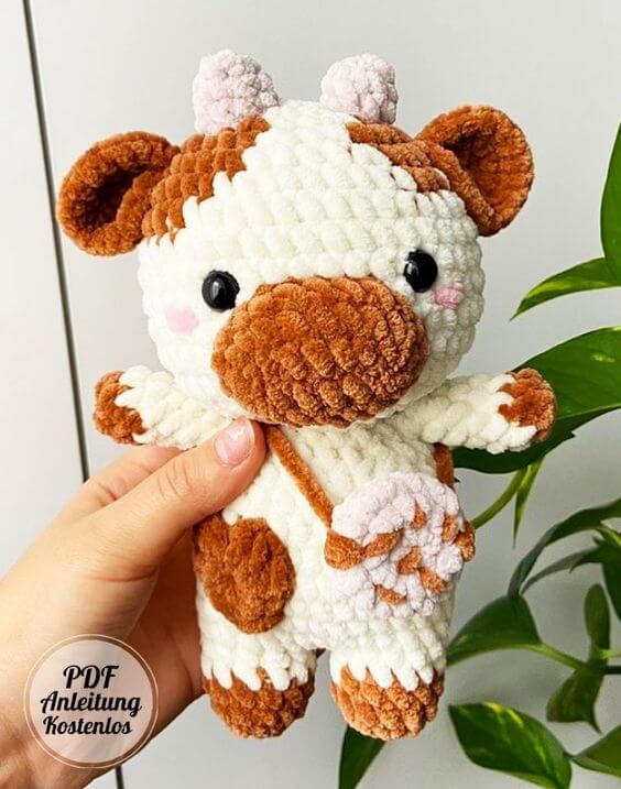 Amigurumi Plush Cute Cow