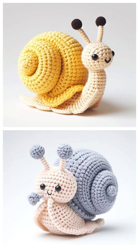 Amigurumi Snail