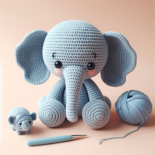 Baby Elephant Amigurumi