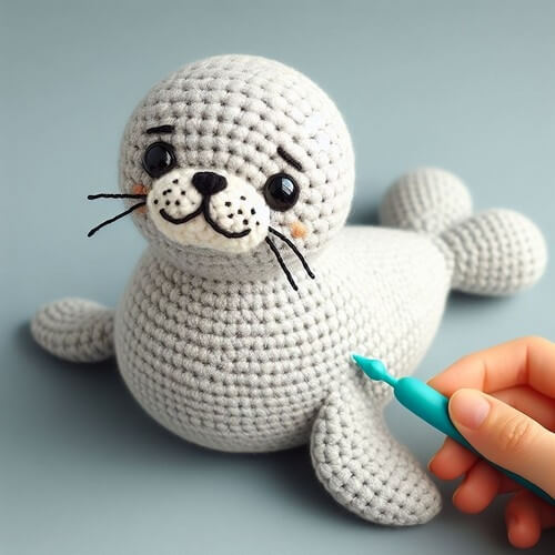 Baby Seal Amigurumi