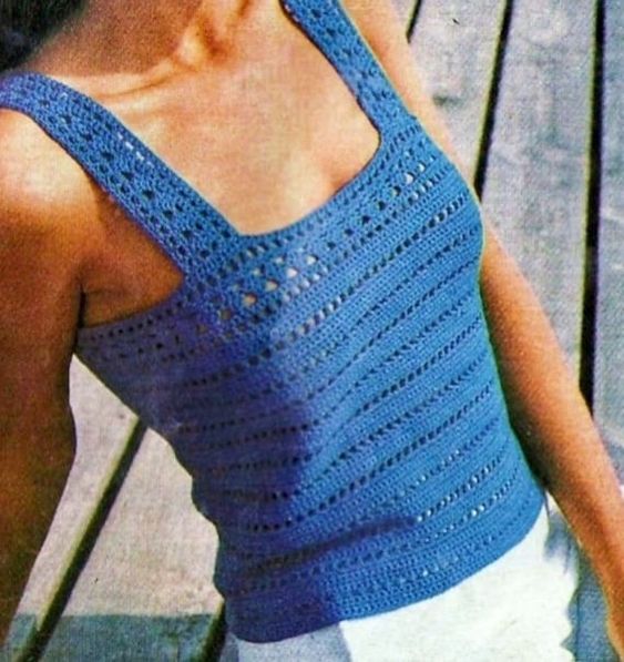 Crochet top, crochet pattern top, tank top pdf