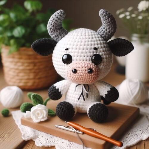 Cute Bull Amigurumi