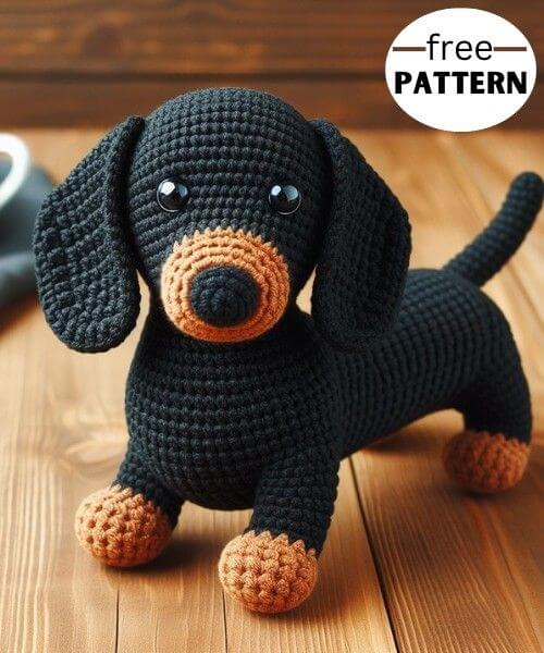 Dachshund Dog Amigurumi