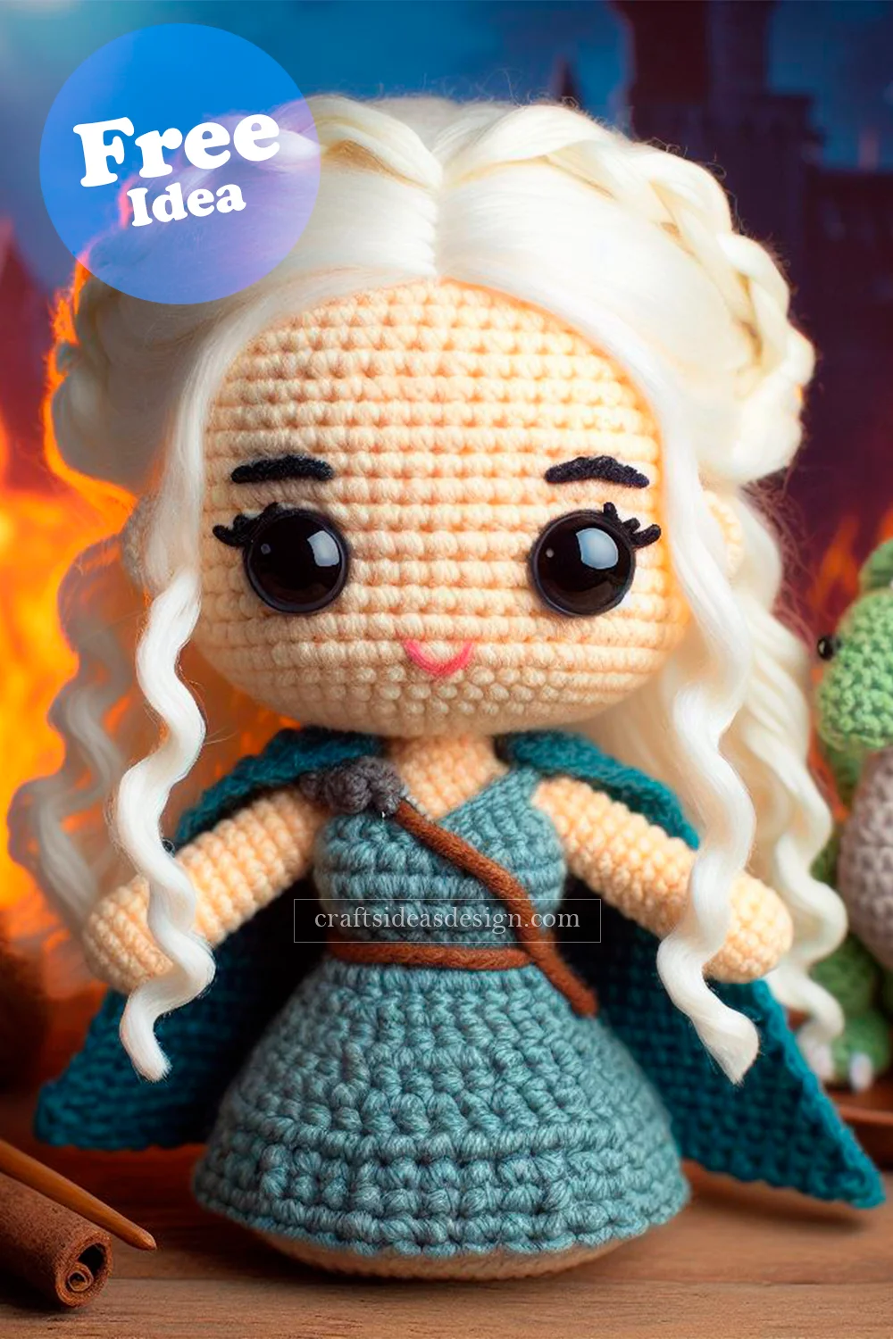 Daenerys Targaryen Amigurumi - Free Idea