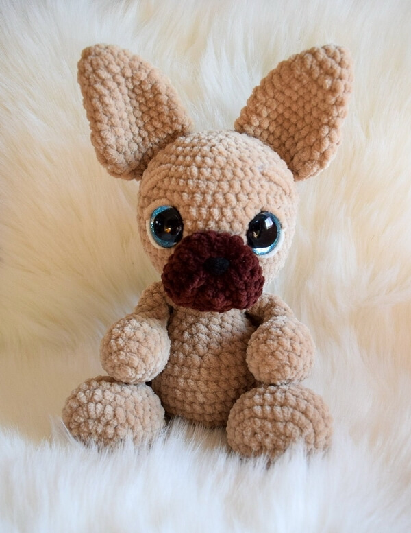 French bulldog amigurumi