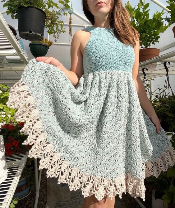 Golden Sand Dress Crochet Pattern