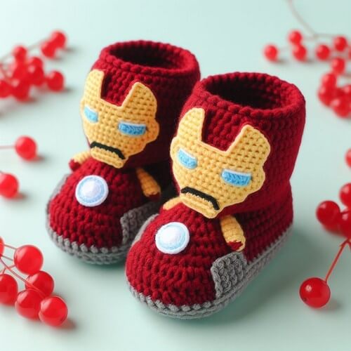 Ironman Baby Booties