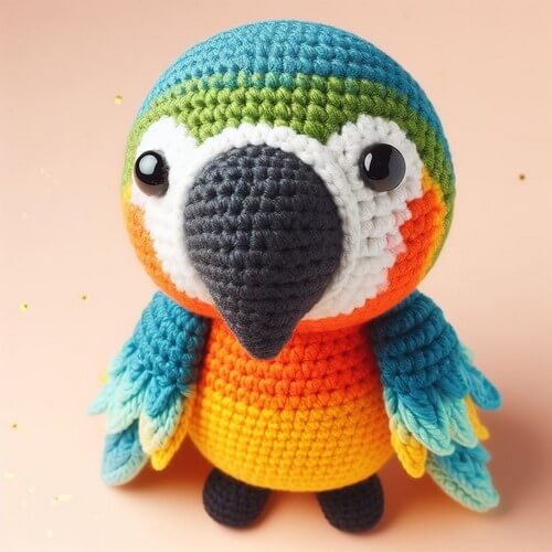 Macaw Parrot Amigurumi