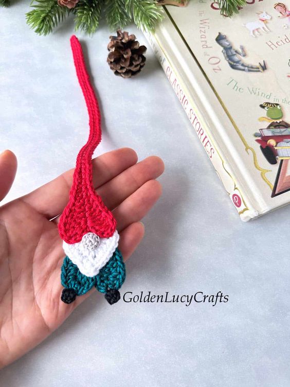 Crochet Gnome Book-mark