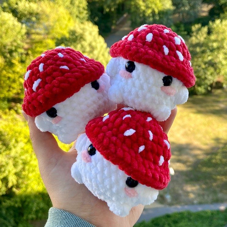 Amigurumi Baby Fly Agaric Crochet Free Pattern