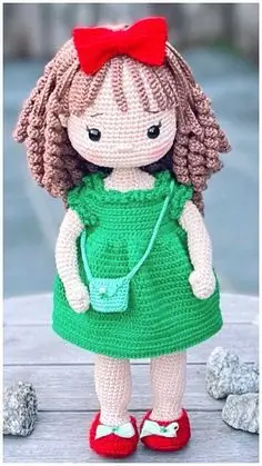 Amigurumi Cute Doll Crochet Free Pattern