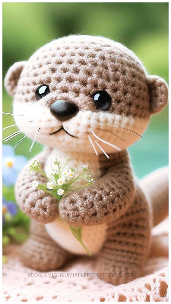 Amigurumi Cute Otter Crochet Free Pattern