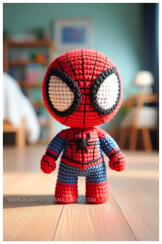 Amigurumi Spiderman Crochet Free Pattern