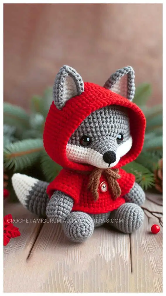 Amigurumi Wolf Crochet Free Pattern