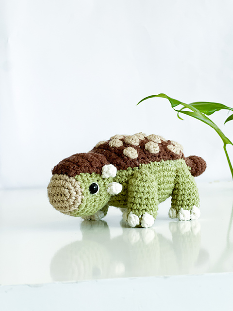 Ankylosaurus Crochet Dinosaur