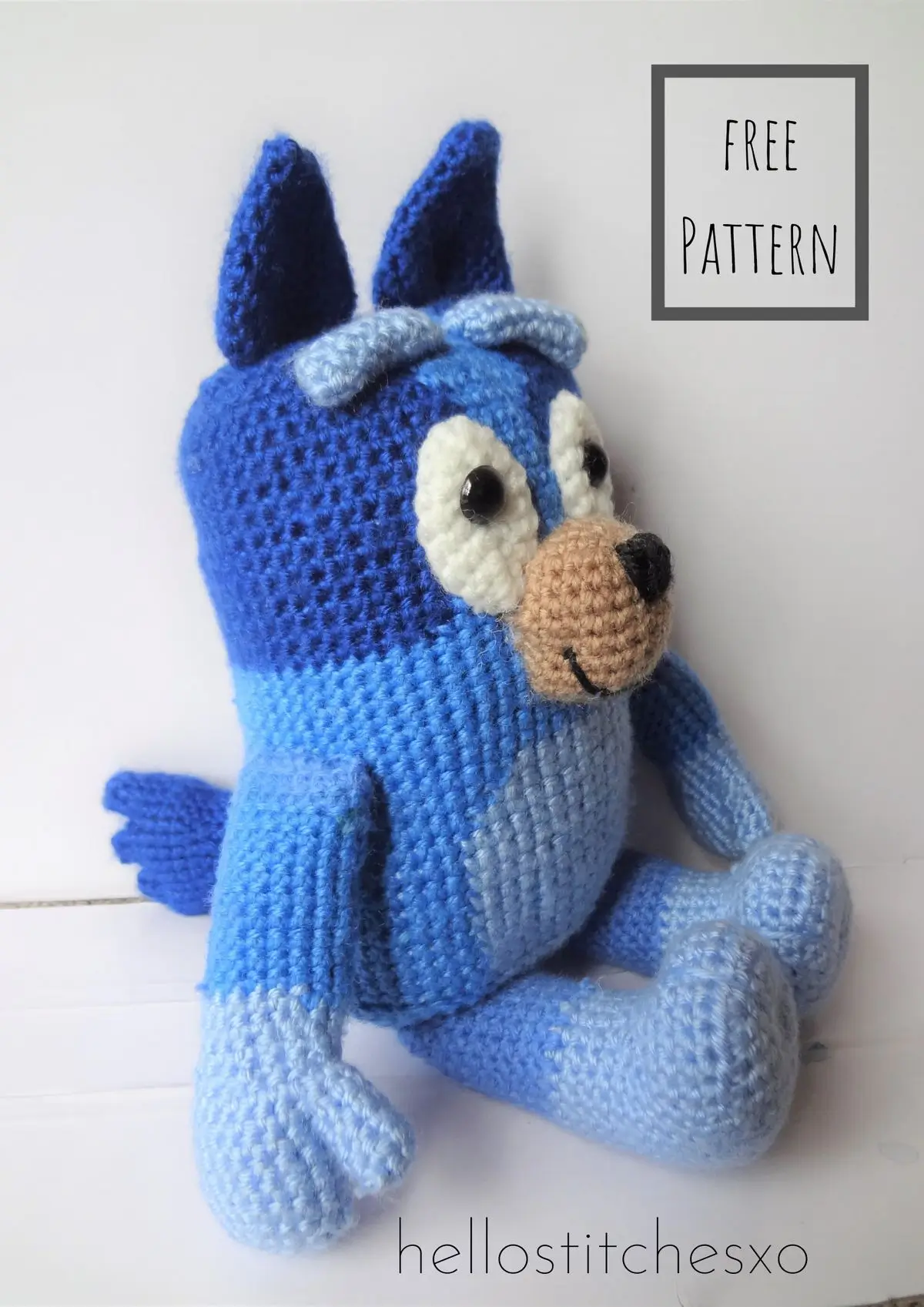 Bluey amigurumi - free pattern