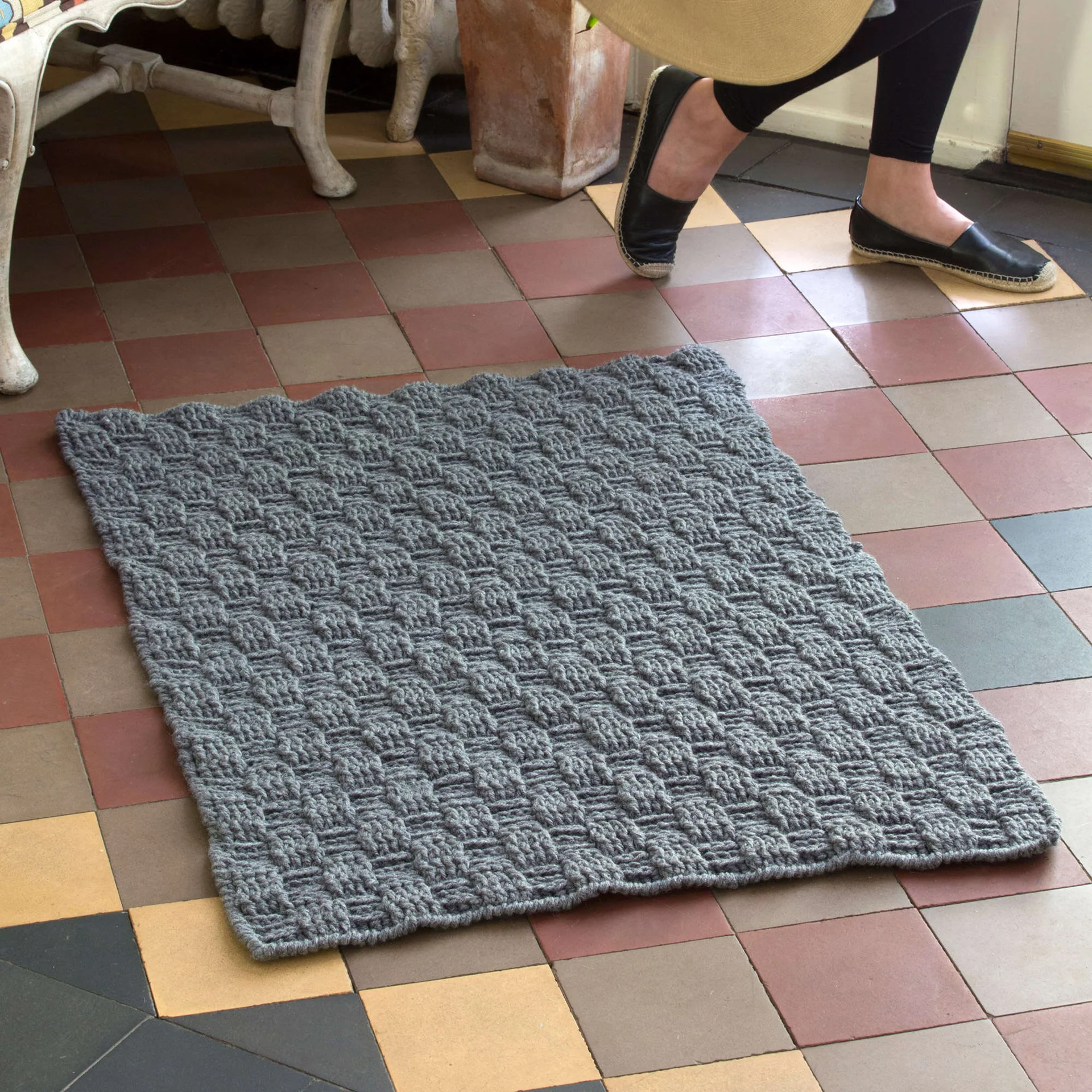 Chunky Basket Weave Rug