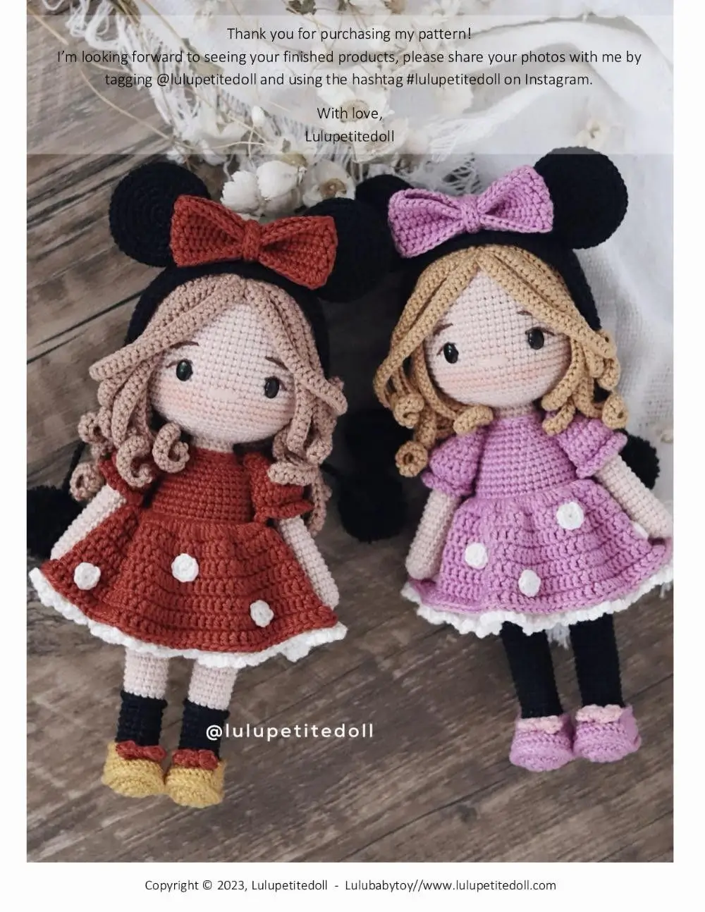 Cici The Doll crochet pattern