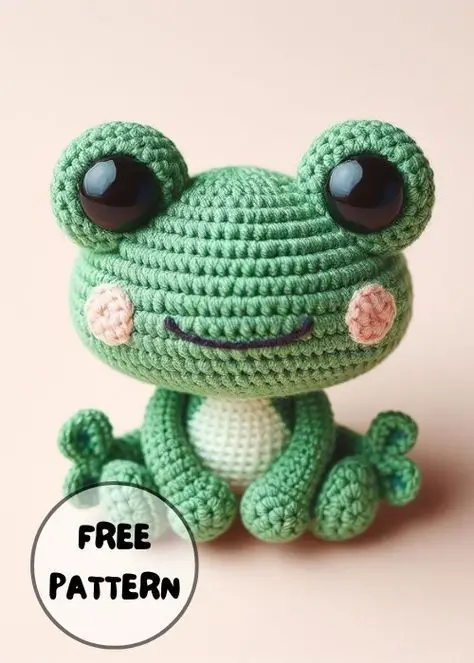 Crochet Frog Amigurumi idea