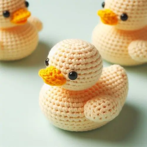 Crochet Mini Rubber Duck Free Pattern