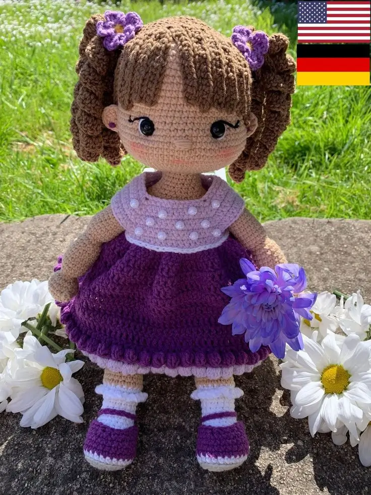 CROCHET PATTERN Doll Lily