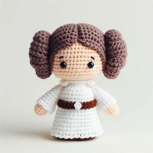 Crochet Princess Leia Amigurumi Pattern Free