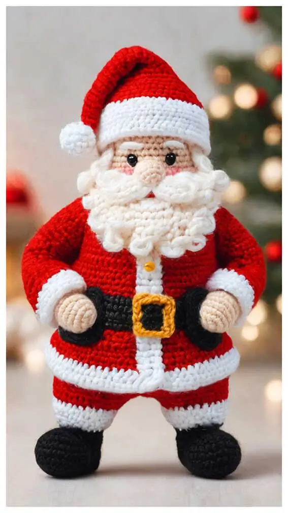 Crochet Santa Amigurumi Free Pattern