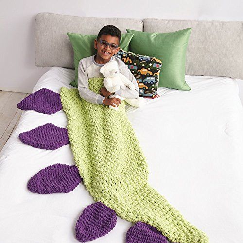 Dino Tail Crochet Snuggle Sack