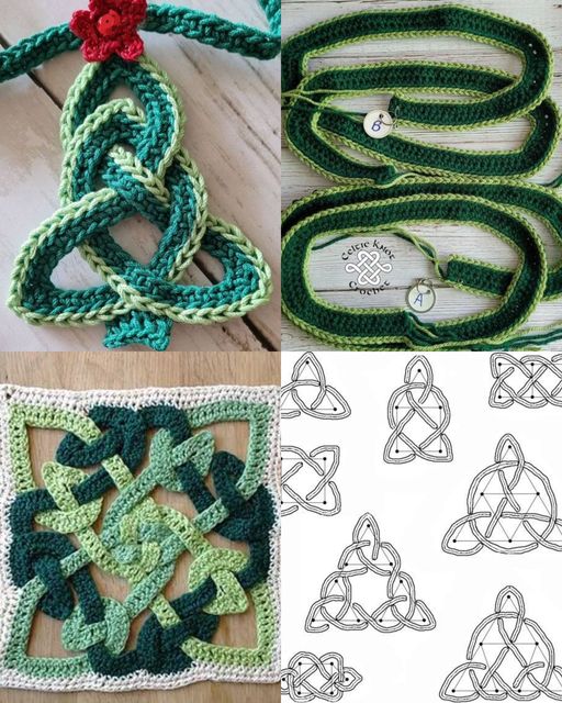 DIY Crochet Celtic Knot Decoration - Tutorial