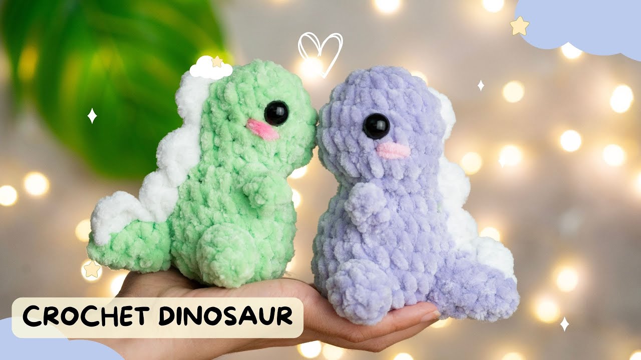 Easy Amigurumi Dinosaur Pattern