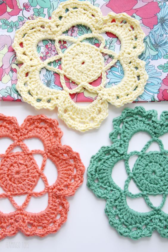 Easy Crochet Flower Medallion