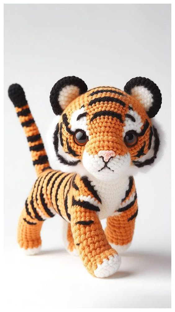 Freddie the Tiger Amigurumi Crochet PDF Free Pattern - Amigurumi