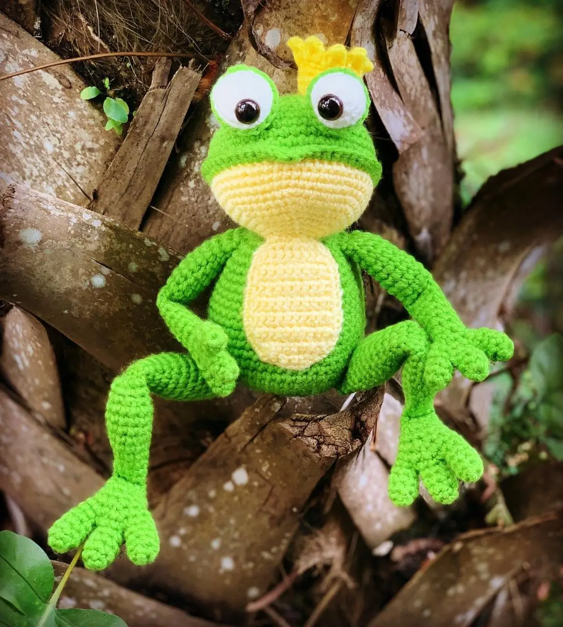 Free Frog Prince crochet pattern