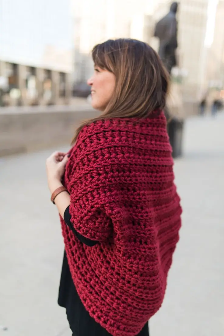 Juno Cocoon Shrug Crochet Pattern