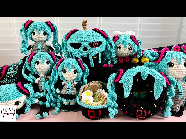 My Entire Hatsune Miku Amigurumi Collection!