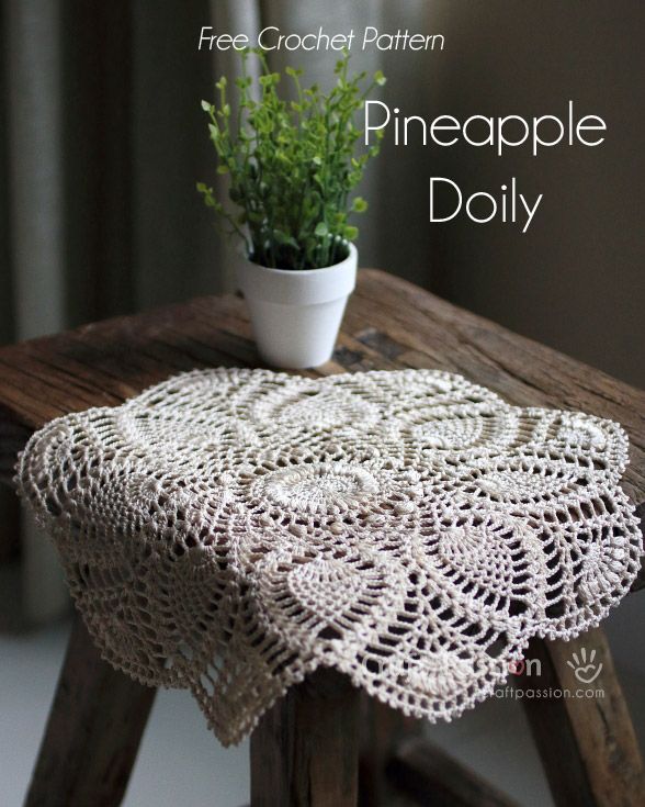 Pineapple Crochet Doily