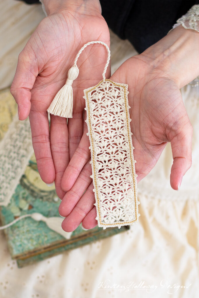 Vintage Crochet Lace Book-mark