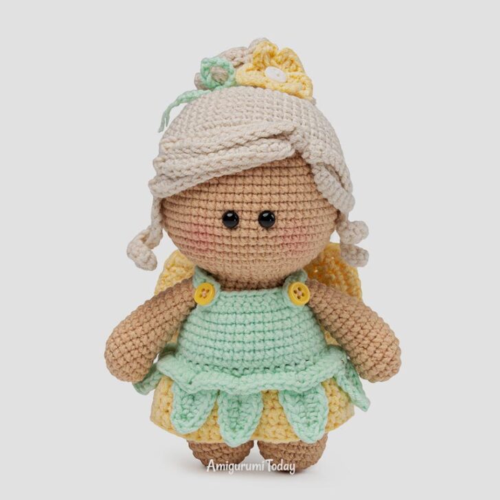 Amigurumi Doll In Fairy Dress