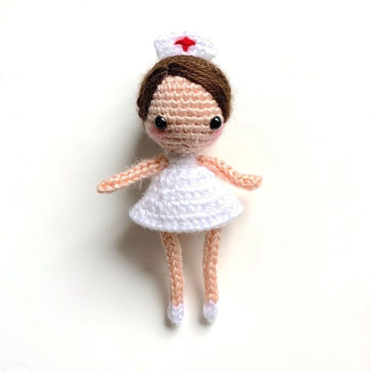 Amigurumi Nurse Pixie Doll