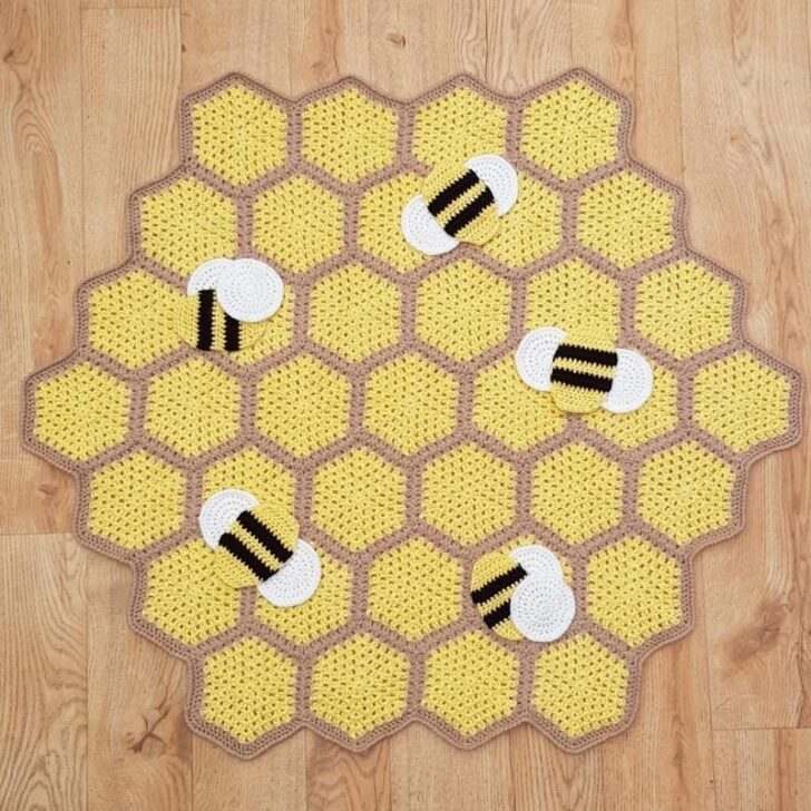 Crochet Bee Blanket