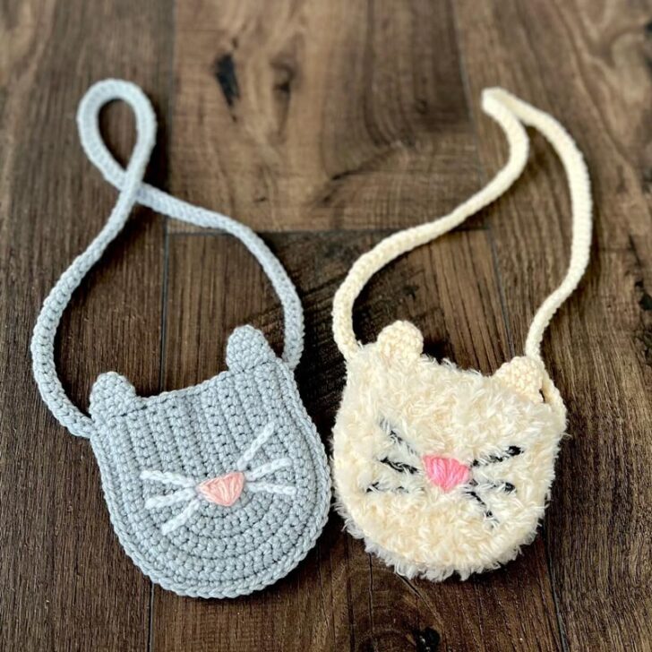 Crochet Kitty Purse