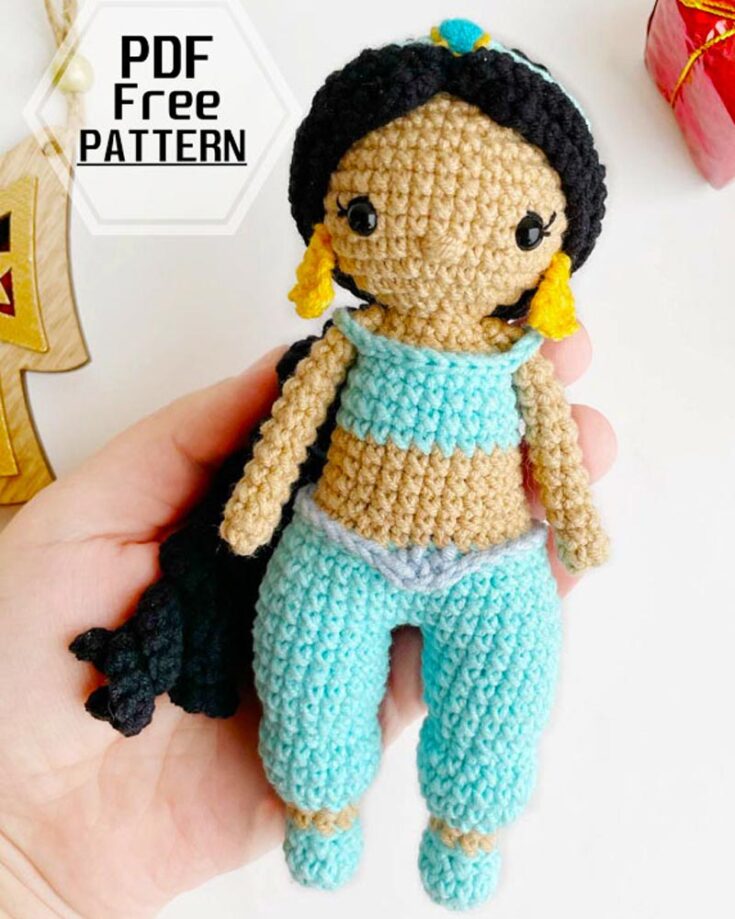 Crochet Princess Jasmine Doll