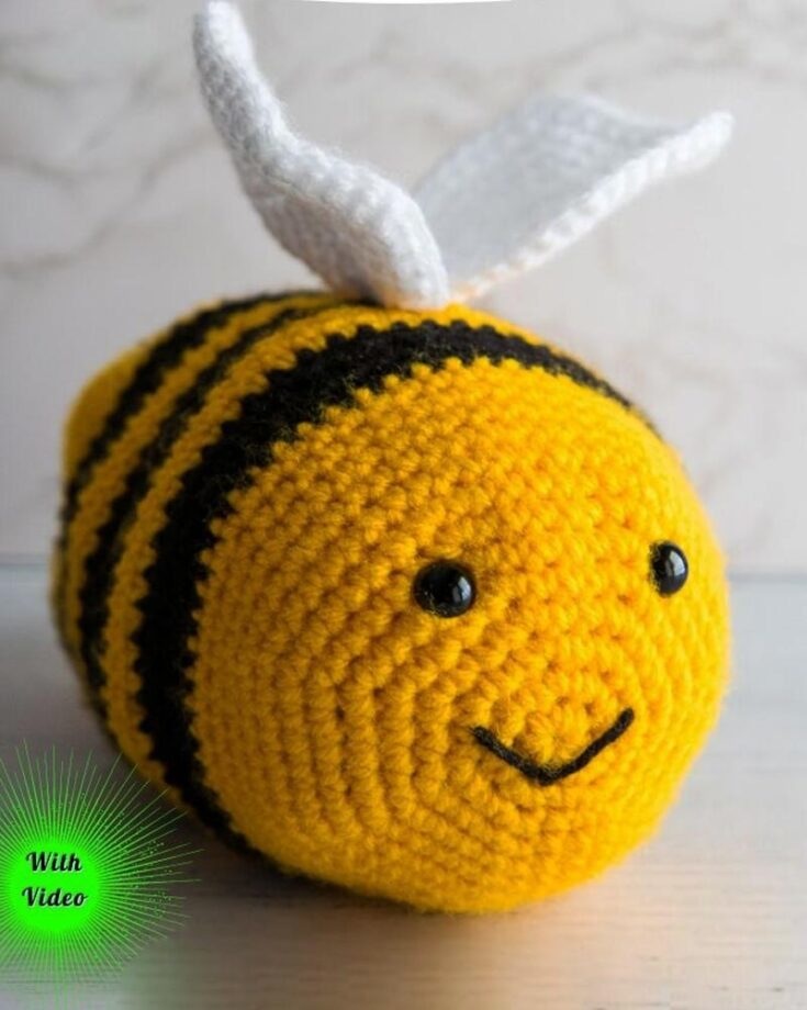 Crochet Reversible Bee